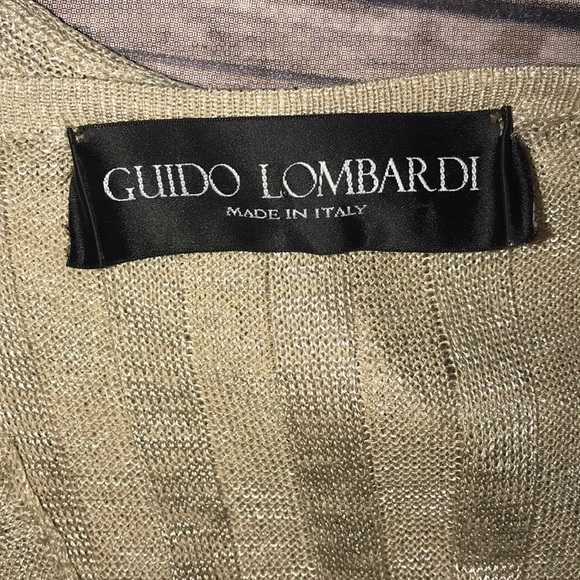 Guido Lombardi Tan Shirt Size Small - Picture 3 of 4